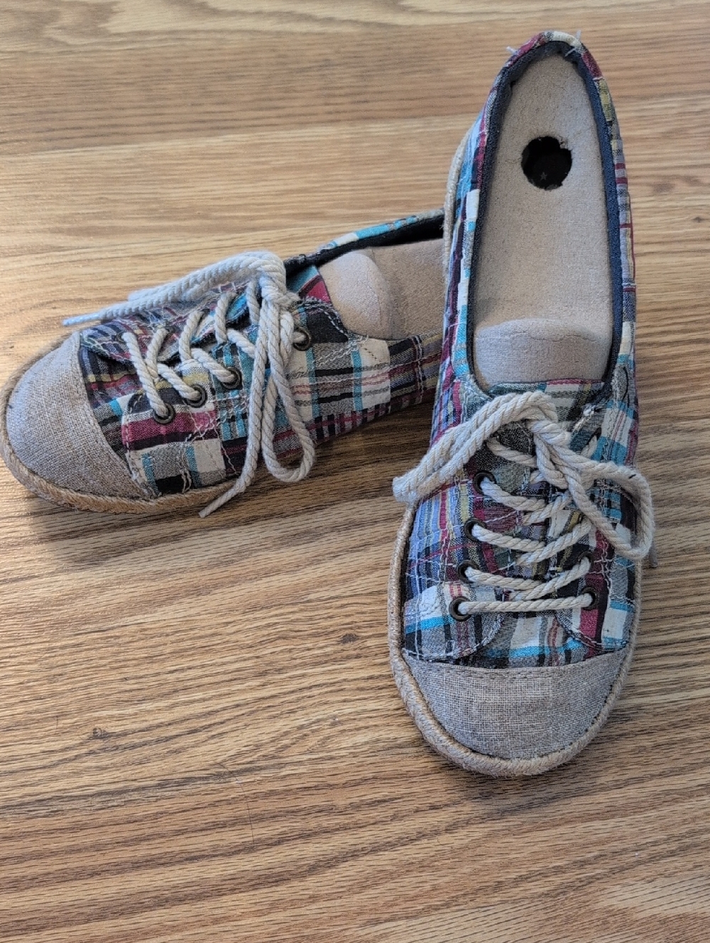 Rock & Candy Plaid Lace-Up Women’s Casual Shoe